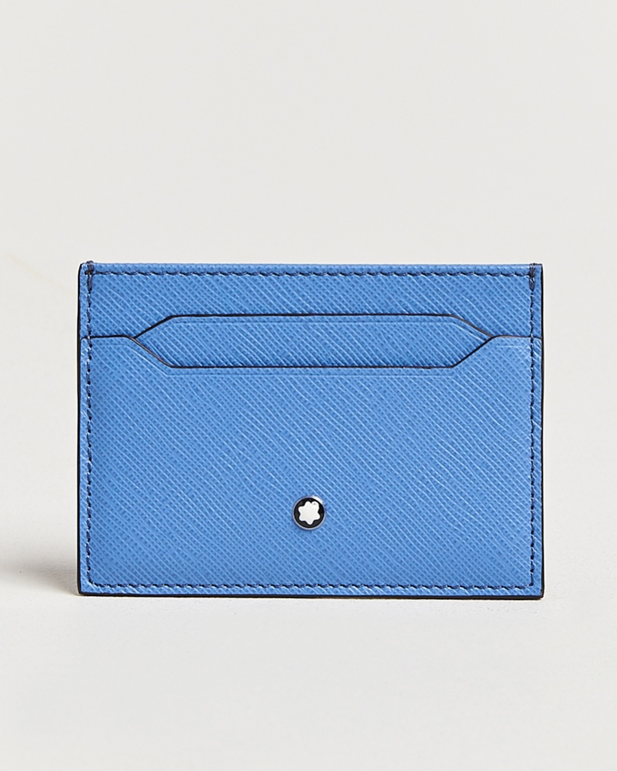 Montblanc Sartorial card holder 5cc Dusty Blue – Blau