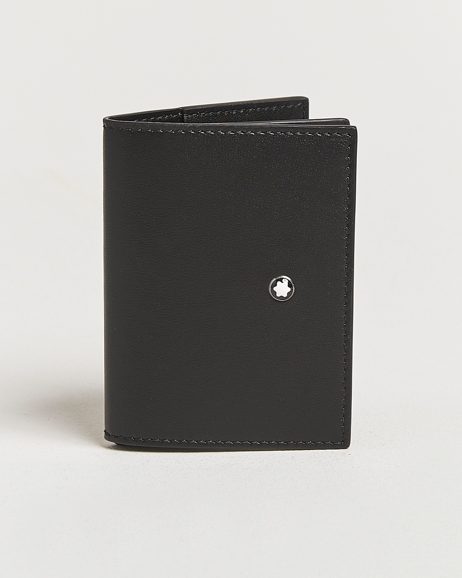 Montblanc Soft Trio Card Holder 4cc Black – Schwarz
