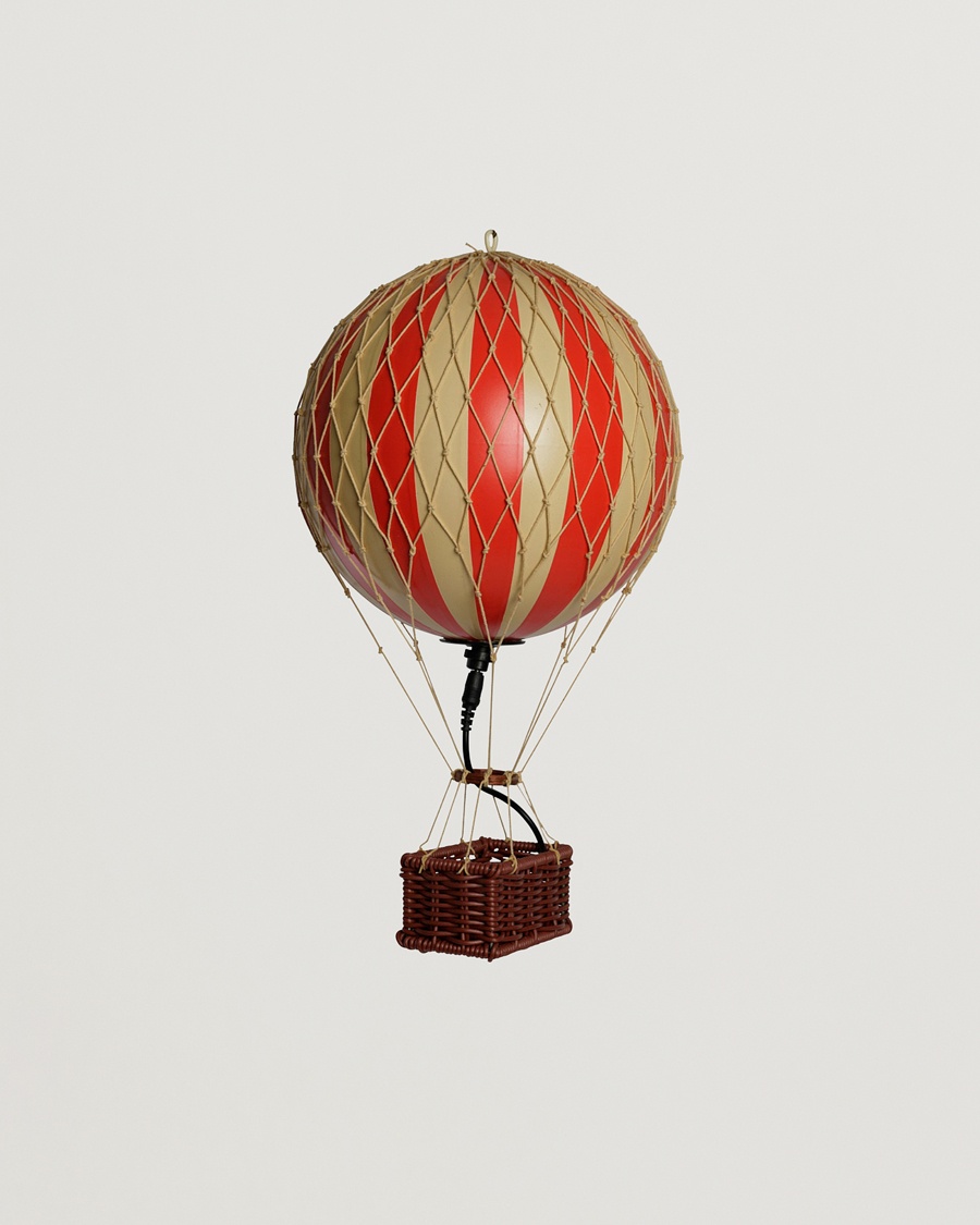 Authentic Models Travels Light Led Balloon True Red – Rot
