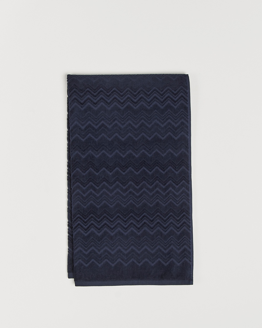 Missoni Home Chalk Bath Towel 70x115cm Navy – Blau