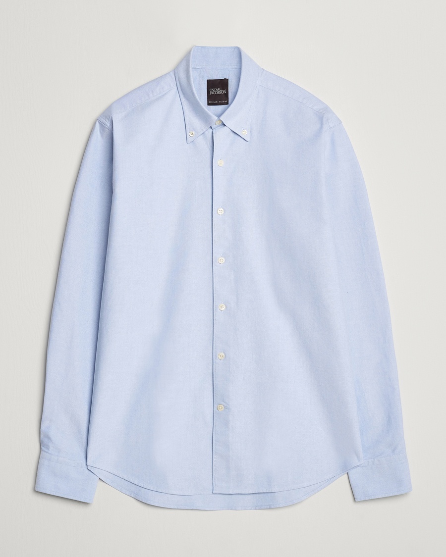Herren | Hemden | Oscar Jacobson | Reg Fit BD Casual Oxford Light Blue