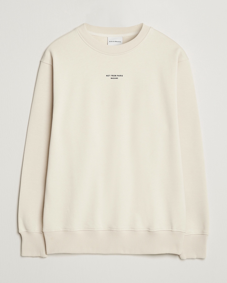 Herren | | Drôle de Monsieur | Classic Slogan Sweatshirt Mastic