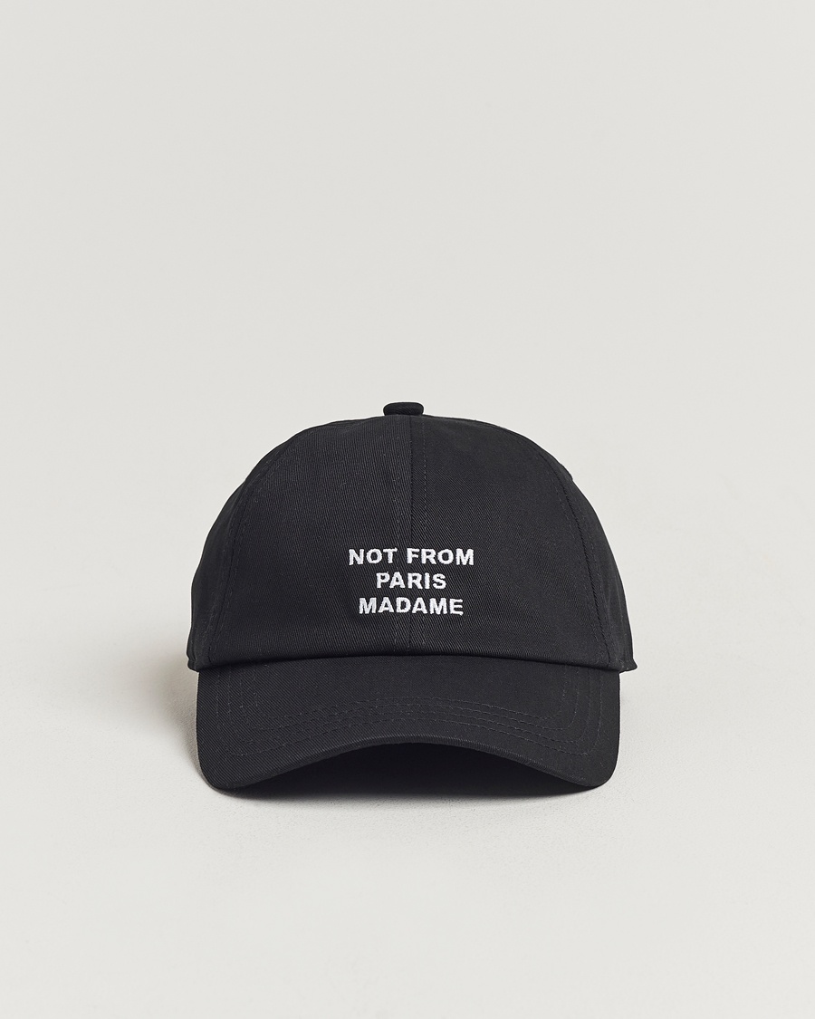 Drôle de Monsieur Slogan Baseball Cap Black – Schwarz