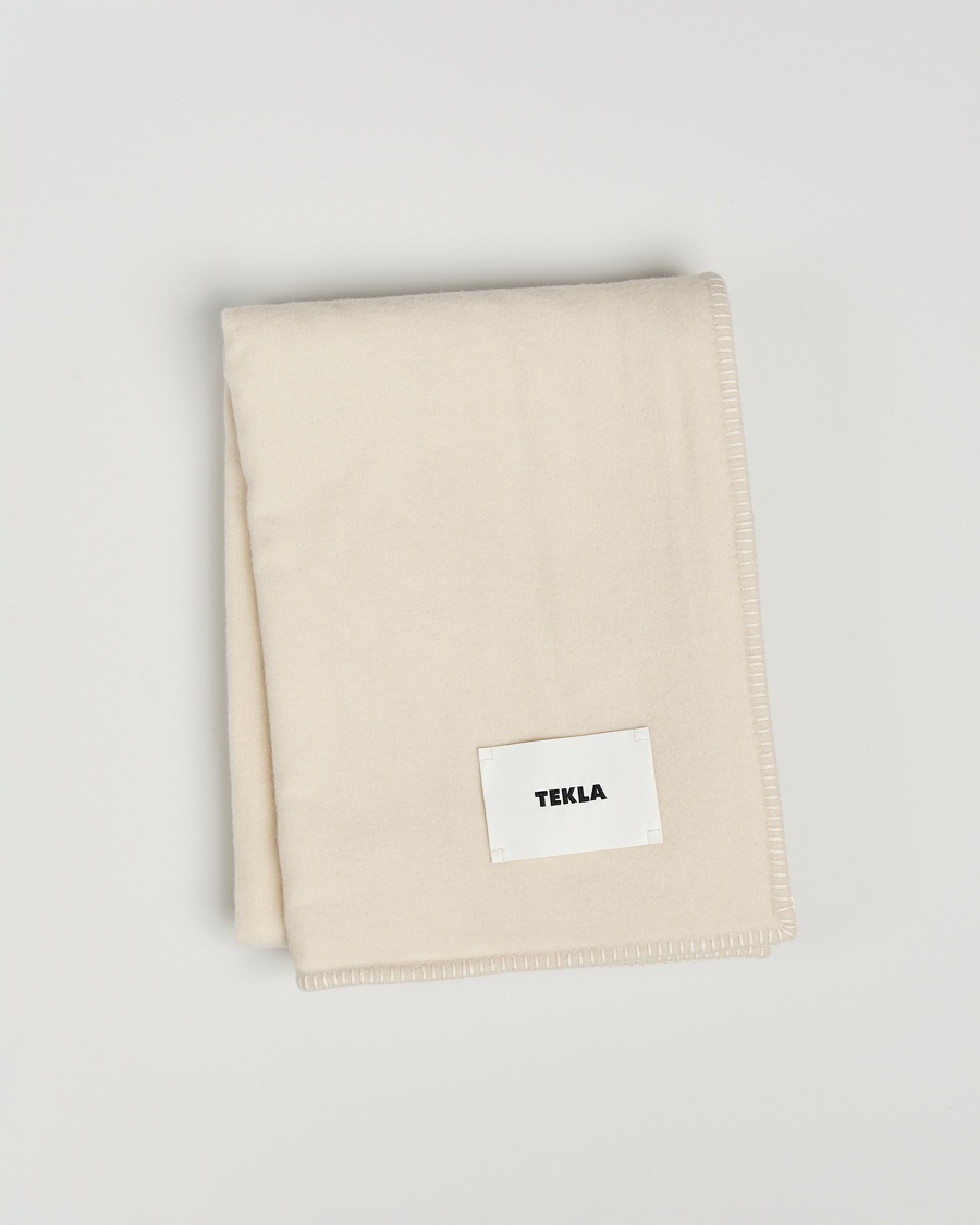 Herren | Decken | Tekla | Lambswool Blanket Snow