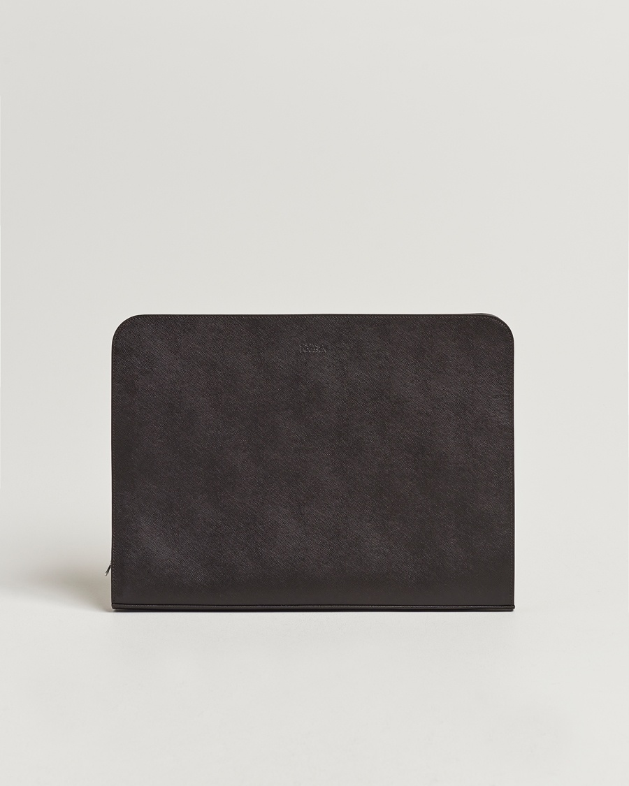 Herren | Dokumenttaschen | Oscar Jacobson | Laptop Leather Holder Forastero Brown