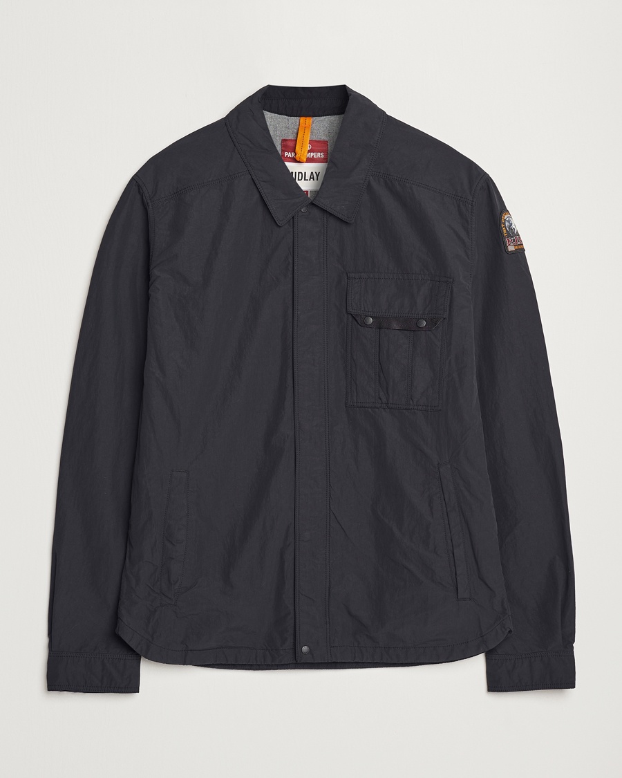 Herren | 50% sale | Parajumpers | Miura Peached Poplin Shirt Jacket Black