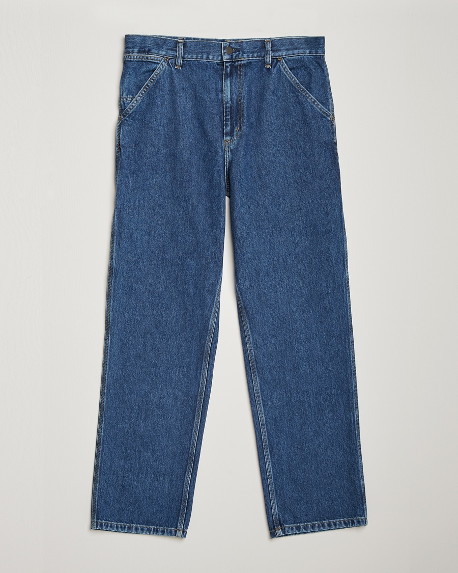 Herren | Relaxed fit | Carhartt WIP | Single Knee Smith Denim Pants Blue Stone Washed