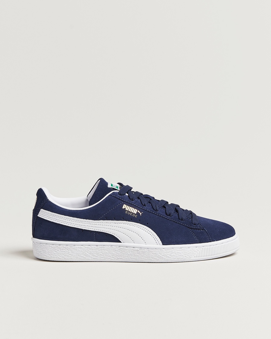 All navy blue suede pumas 2025