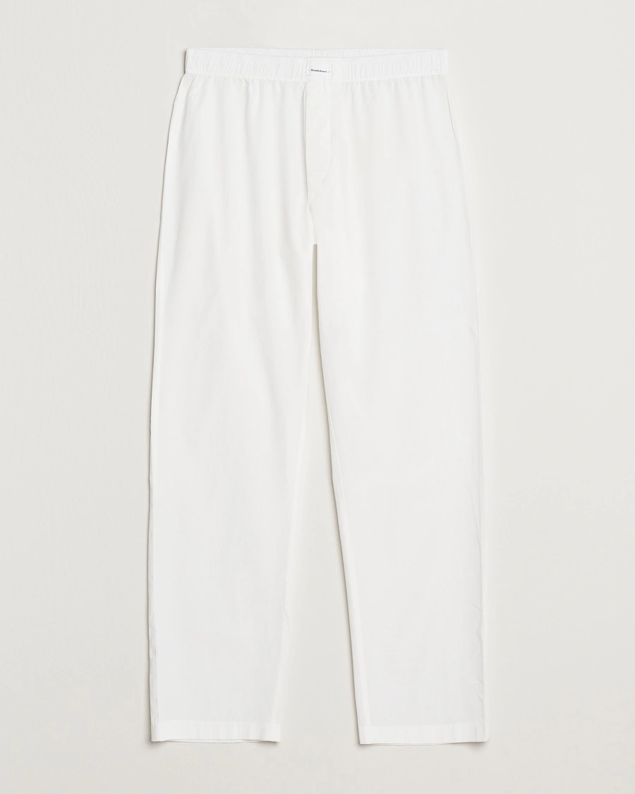 Bread & Boxers Woven Pyjama Pant White – Weiß