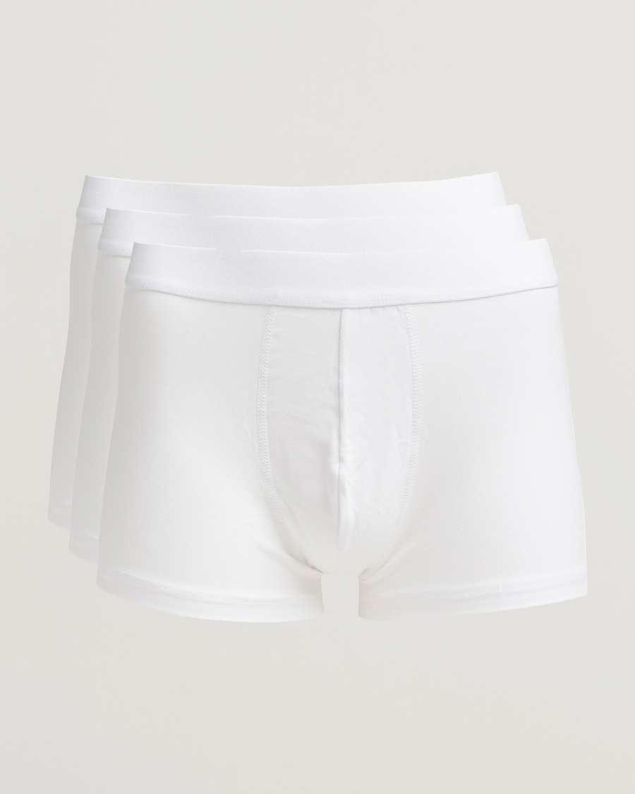 Herren | Unterhosen | Bread & Boxers | 3-Pack Trunk White