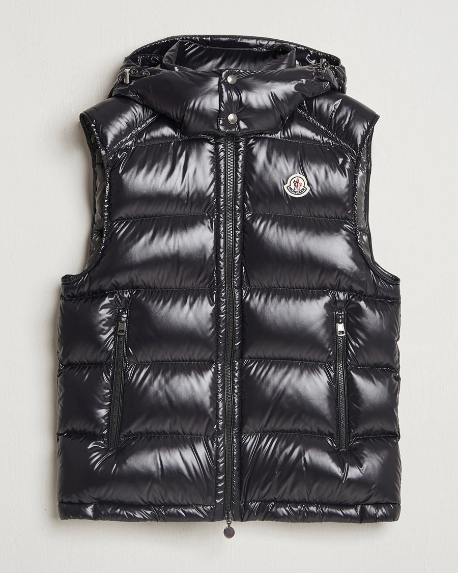 Moncler Bormes Down Vest Black – Schwarz