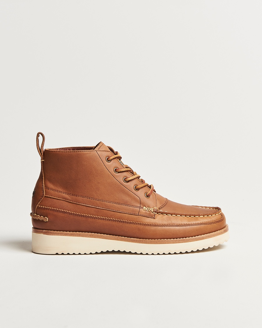 Polo Ralph Lauren Ranger Leather Boots Polo Tan – Braun