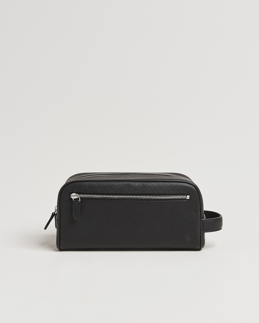 Herren | | Polo Ralph Lauren | Saffiano Leather Washbag Black