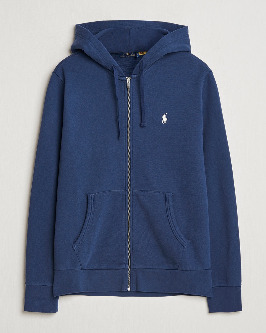 Polo Ralph Lauren Loopback Terry Full-Zip Hoodie Cruise Navy – Blau