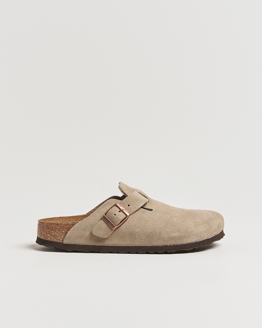 Herren | Bald auf Lager | BIRKENSTOCK | Woman Boston Soft Footbed Taupe Suede