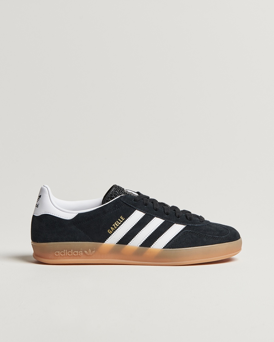 adidas Originals Gazelle Indoor Sneaker Black White