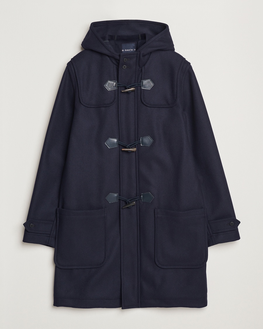 Herren | Zeitgemäße Jacken | Armor-lux | Quimper Duffle Coat Navy