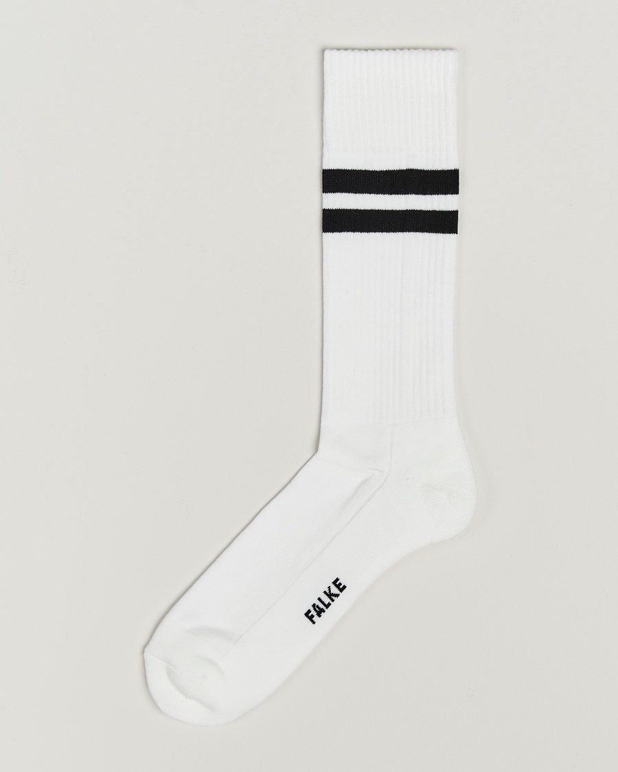Falke Dynamic Tennis Sock White/Black – Weiß