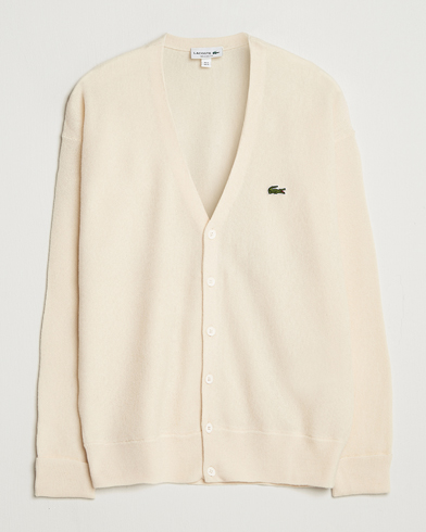 Lacoste Carded Wool Cardigan Lapland – Beige