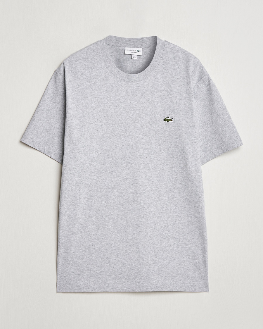 Herren | | Lacoste | Crew Neck T-Shirt Silver Chine