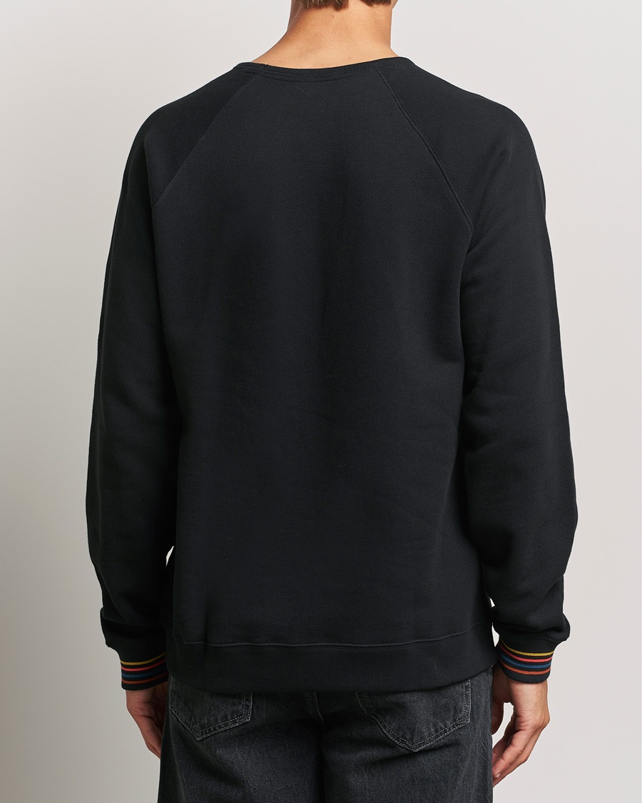 Paul Smith Artist Rib Crew Neck Sweatshirt Black - Schwarz - Sweatshirt - Grösse: M