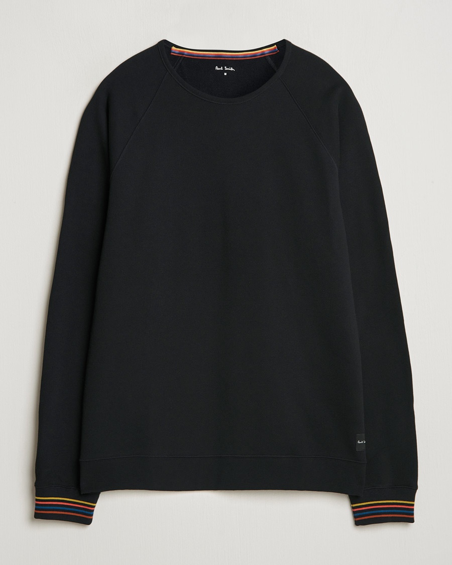 Paul Smith Artist Rib Crew Neck Sweatshirt Black – Schwarz