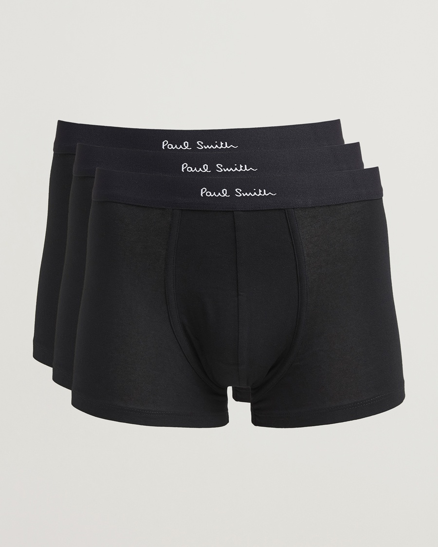 Paul Smith 3-Pack Trunk Black – Schwarz