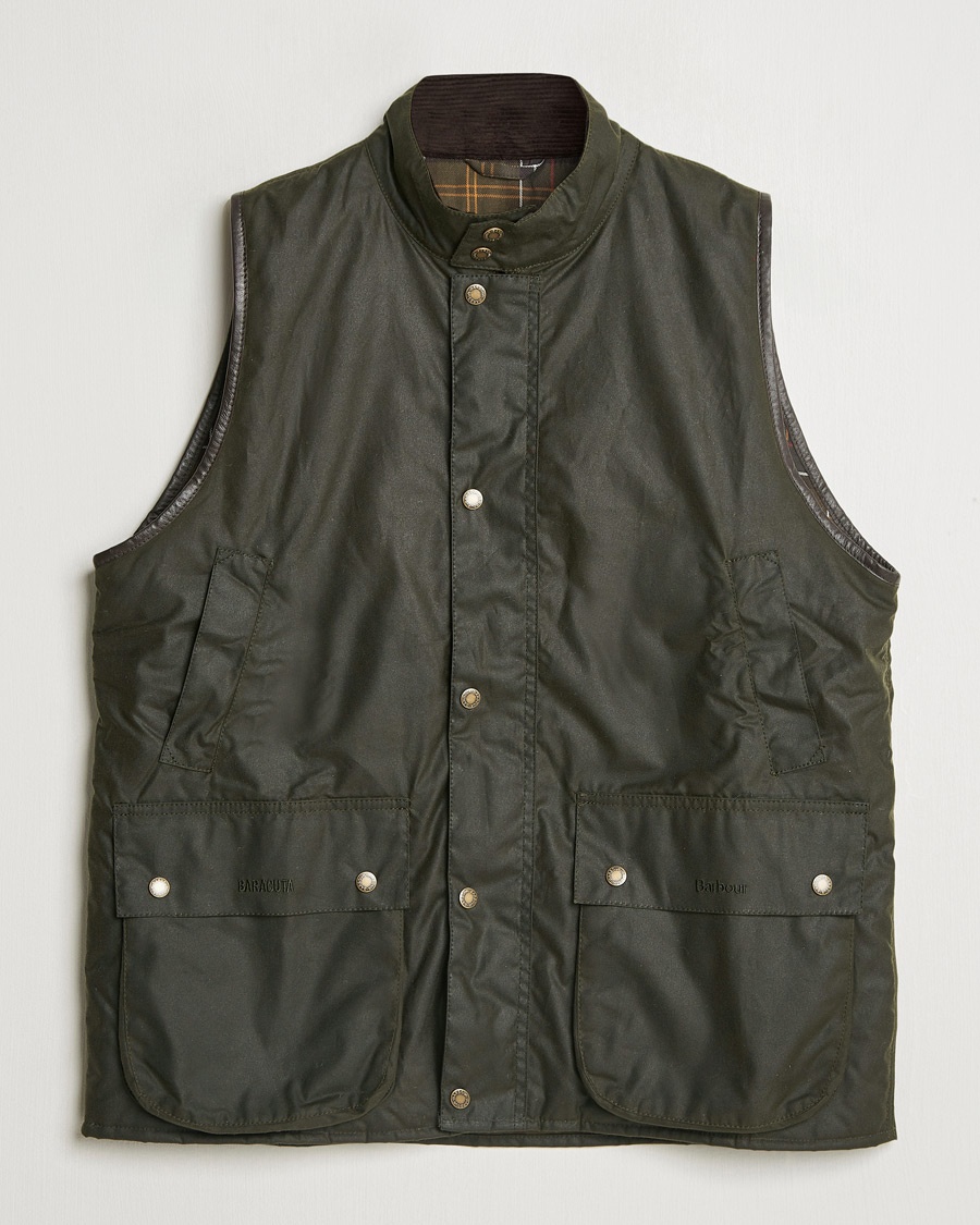 Baracuta Baracuta x Barbour Wax Gilet Olive