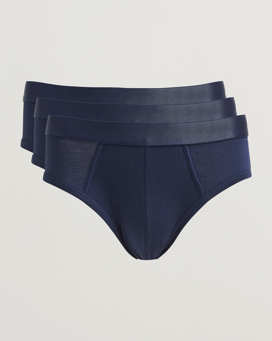 Herren | Slips | CDLP | 3-Pack Y-Brief Navy