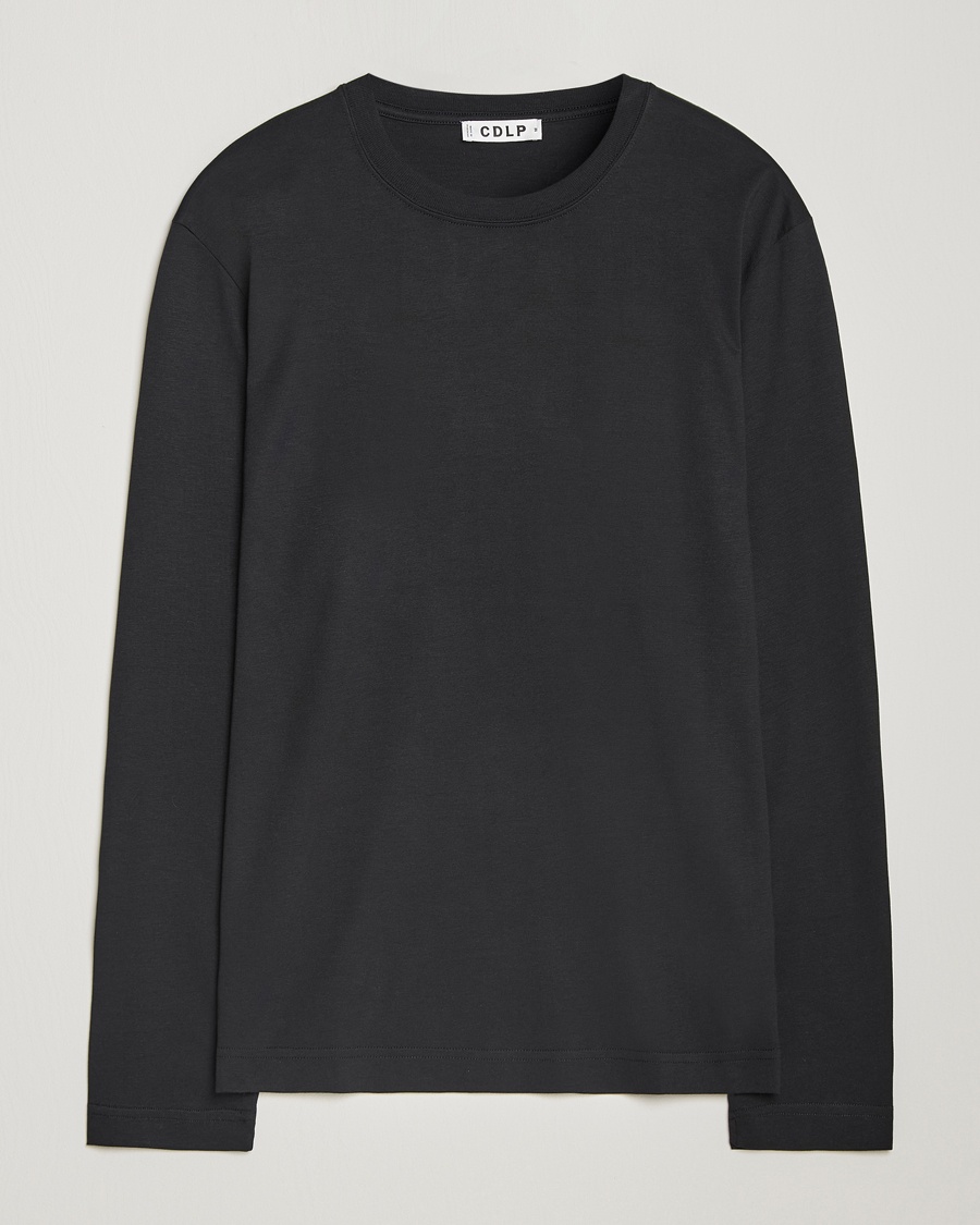 Herren | Langarm T-Shirt | CDLP | Midweight Long Sleeve T-Shirt Black