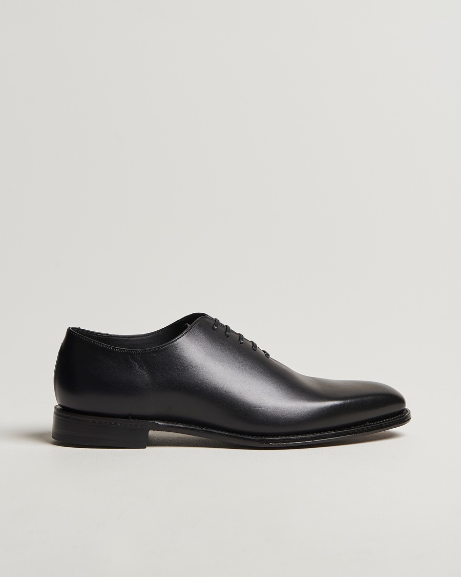 Loake 1880 Wholebury Wholecut Oxford Black Calf – Schwarz