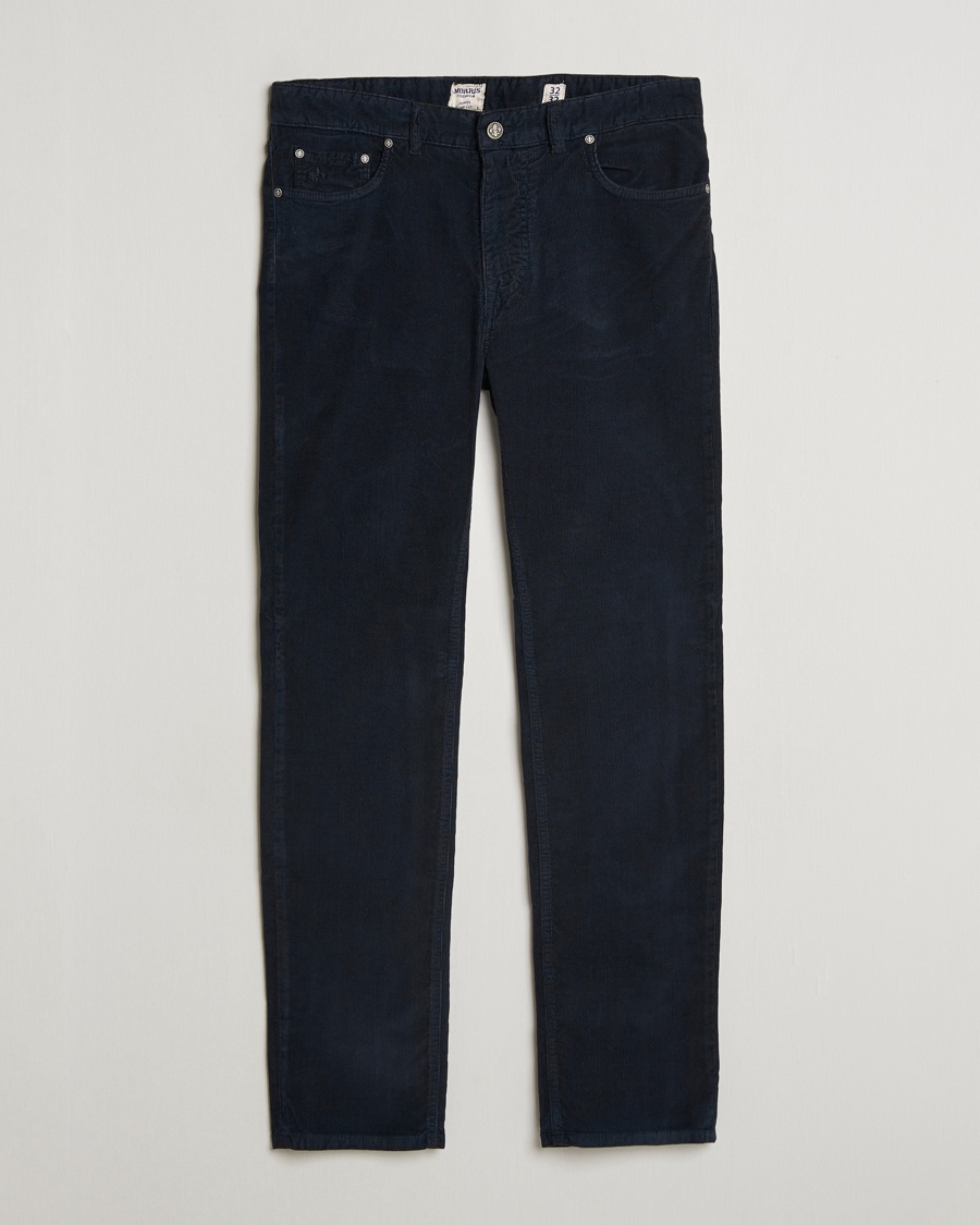 Morris James Corduroy 5-Pocket Pant Navy – Blau