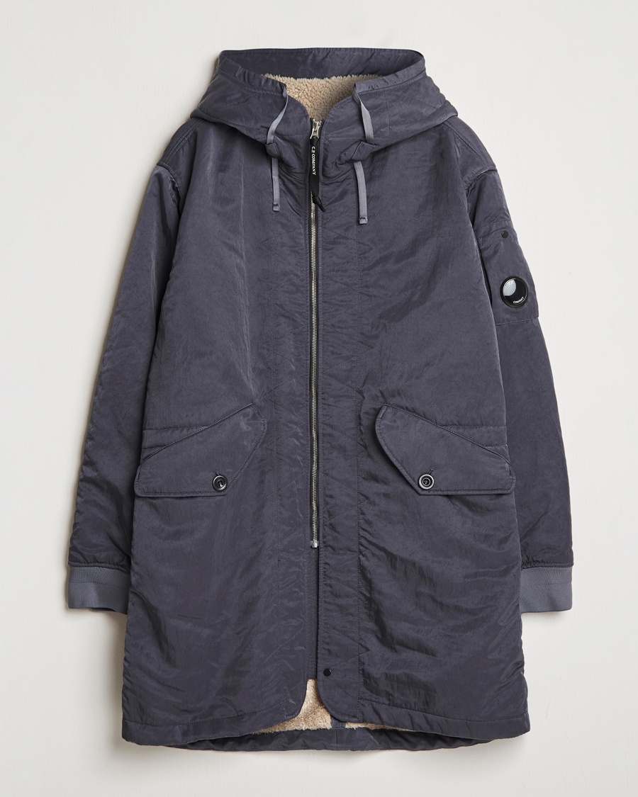 C.P. Company Nylon B Sherpa Lined Parka Grey bei Care of Carl