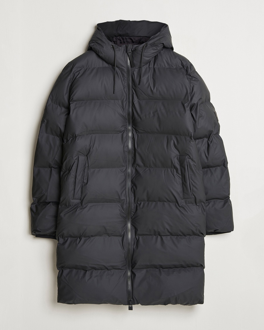 Herren | Winterjacken | RAINS | Alta Long Puffer Parka Black