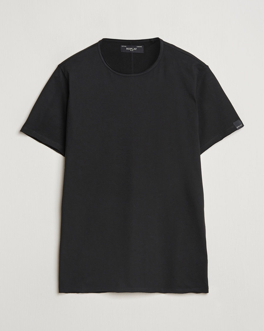 Herren | Kurzarm T-Shirt | Replay | Crew Neck T-Shirt Black