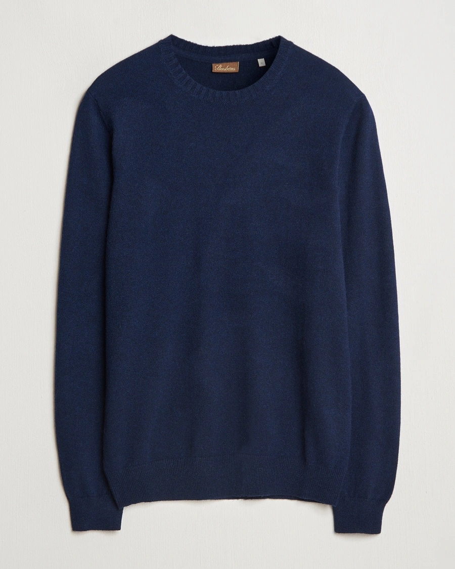 Stenströms Cashmere Crewneck Navy – Blau