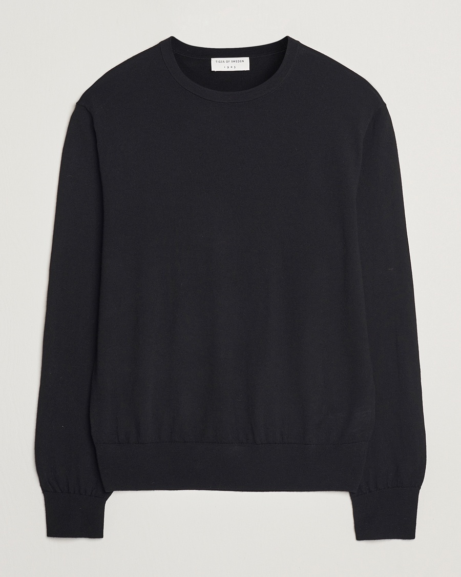 Herren | Kleidung | Tiger of Sweden | Connor Crew Neck Pullover Black