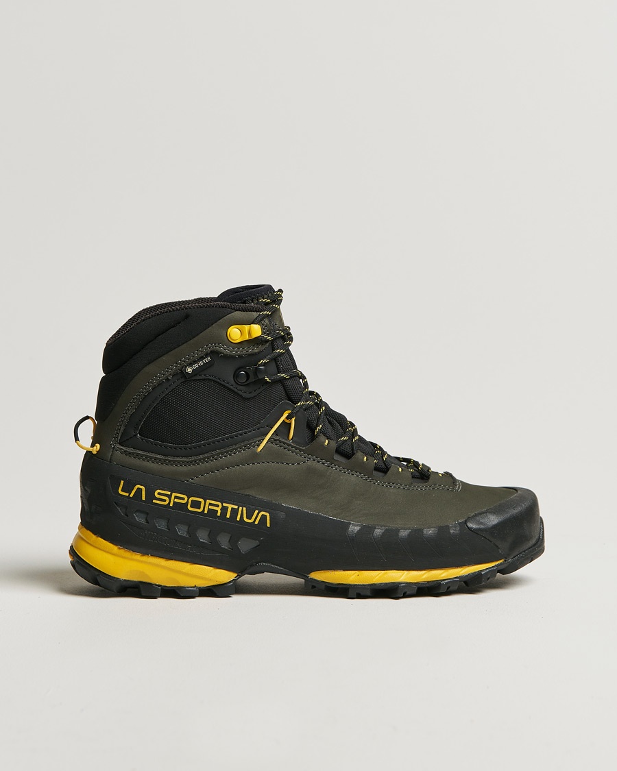 La Sportiva TX5 Mid GTX Hiking Boots Carbon/Yellow bei Care of Carl