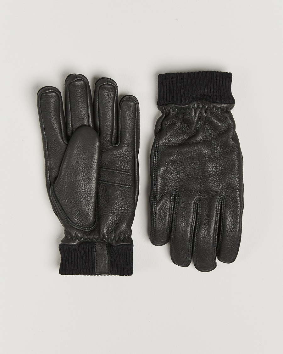 Hestra Tore Deerskin Primaloft Lined Glove Black – Schwarz