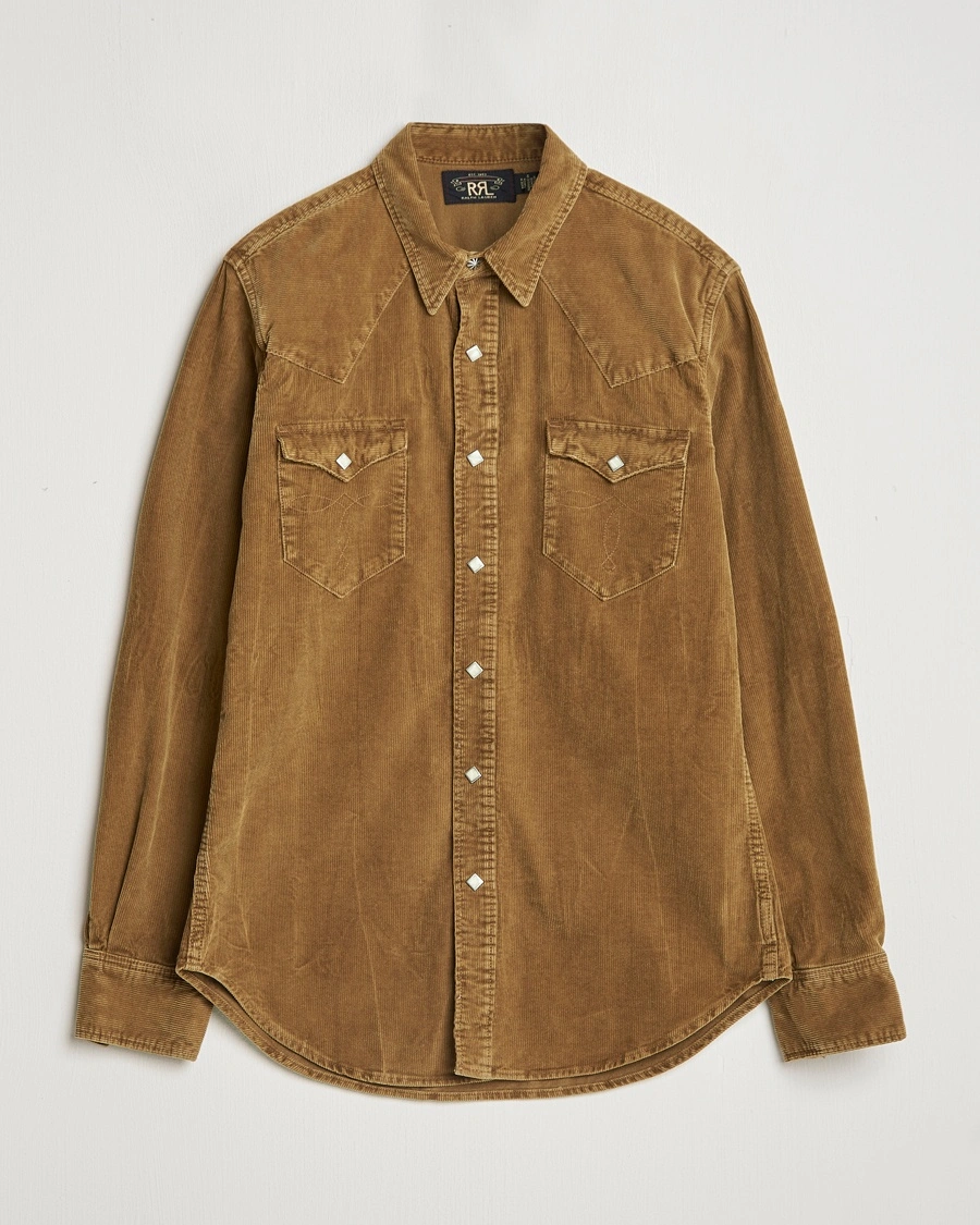 Herren | Freizeithemden | RRL | Buffalo Western Shirt Faded Tan
