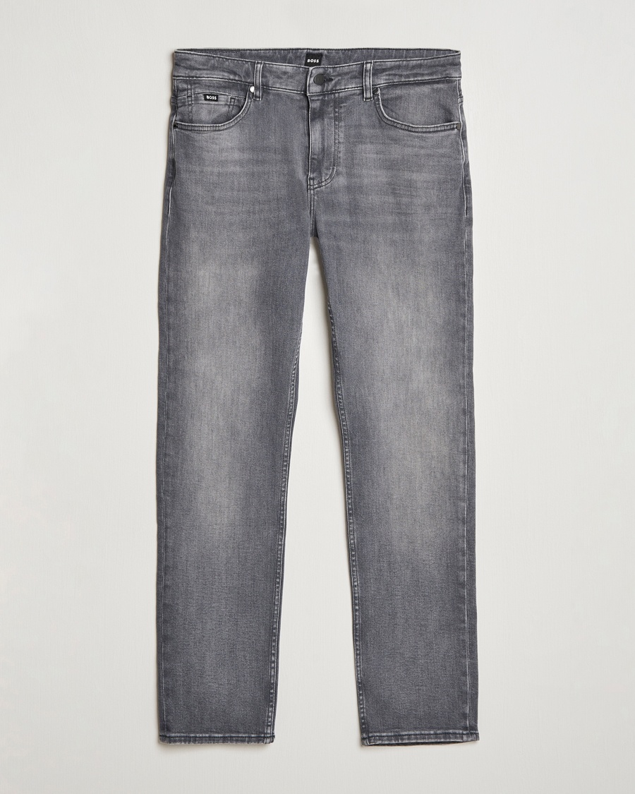 Herren | Graue Jeans | BOSS BLACK | Delaware Jeans Medium Grey