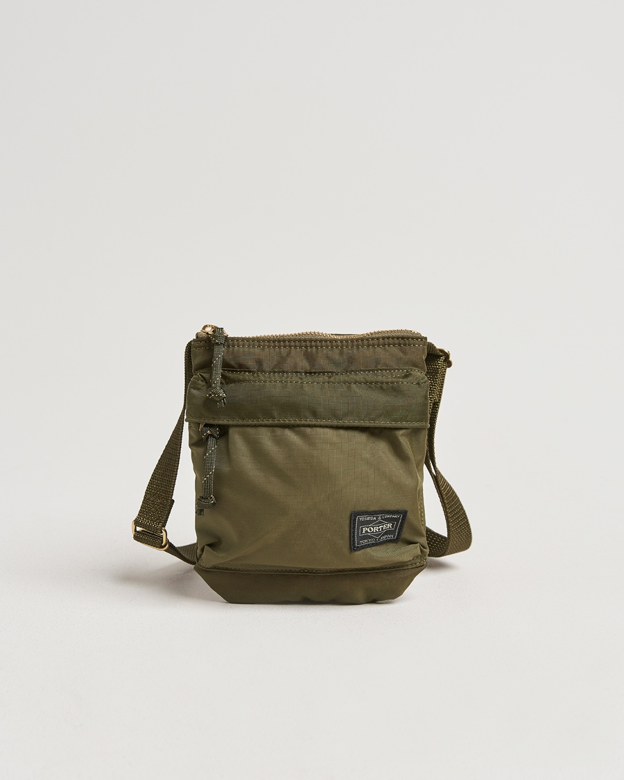 Porter-Yoshida & Co. Force Small Shoulder Pouch Olive Drab – Grün