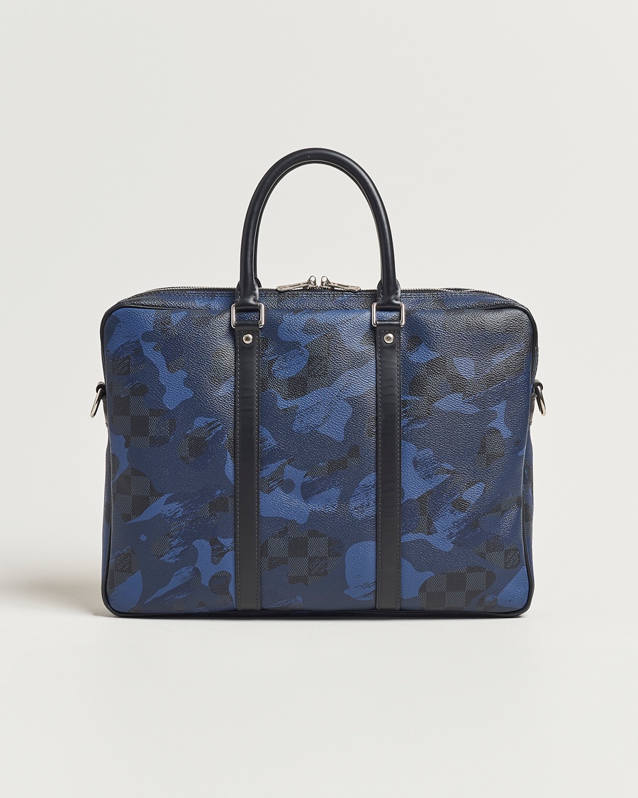 Herren | Pre-Owned & Vintage Bags | Louis Vuitton Pre-Owned | Porte-Documents Voyage Briefcase Navy Blue
