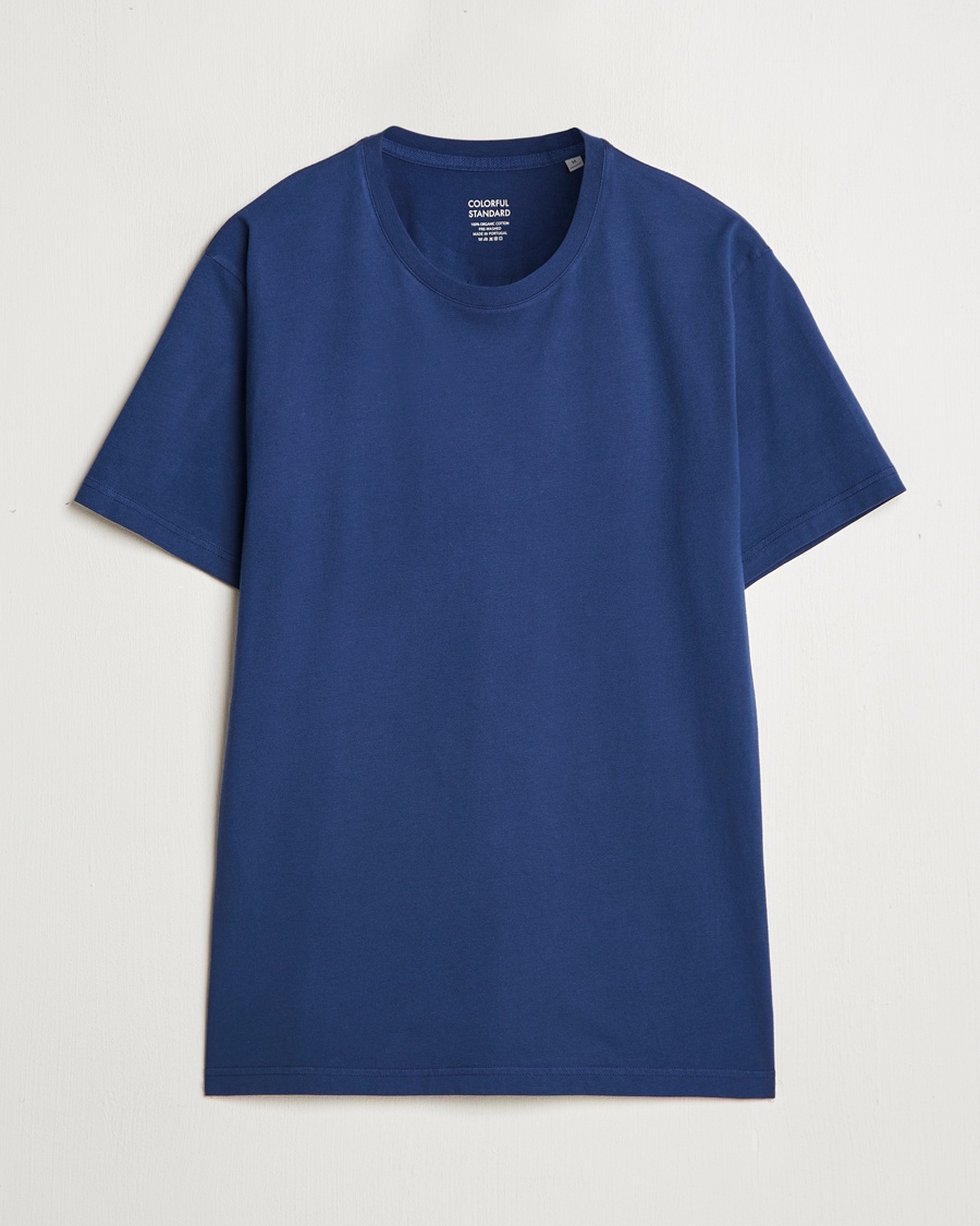 Colorful Standard Classic Organic T-Shirt Marine Blue – Blau