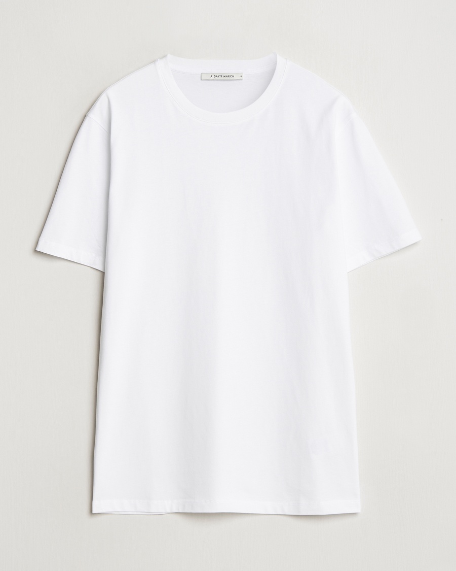 Herren | A Day's March | A Day's March | Midweight T-Shirt White