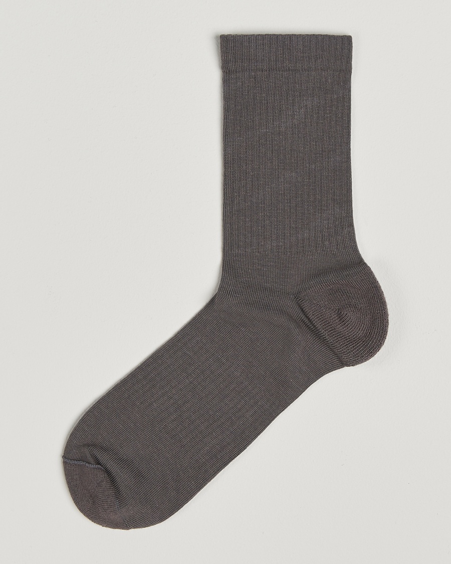 Sweyd Crew Cotton Socks Grey – Grau