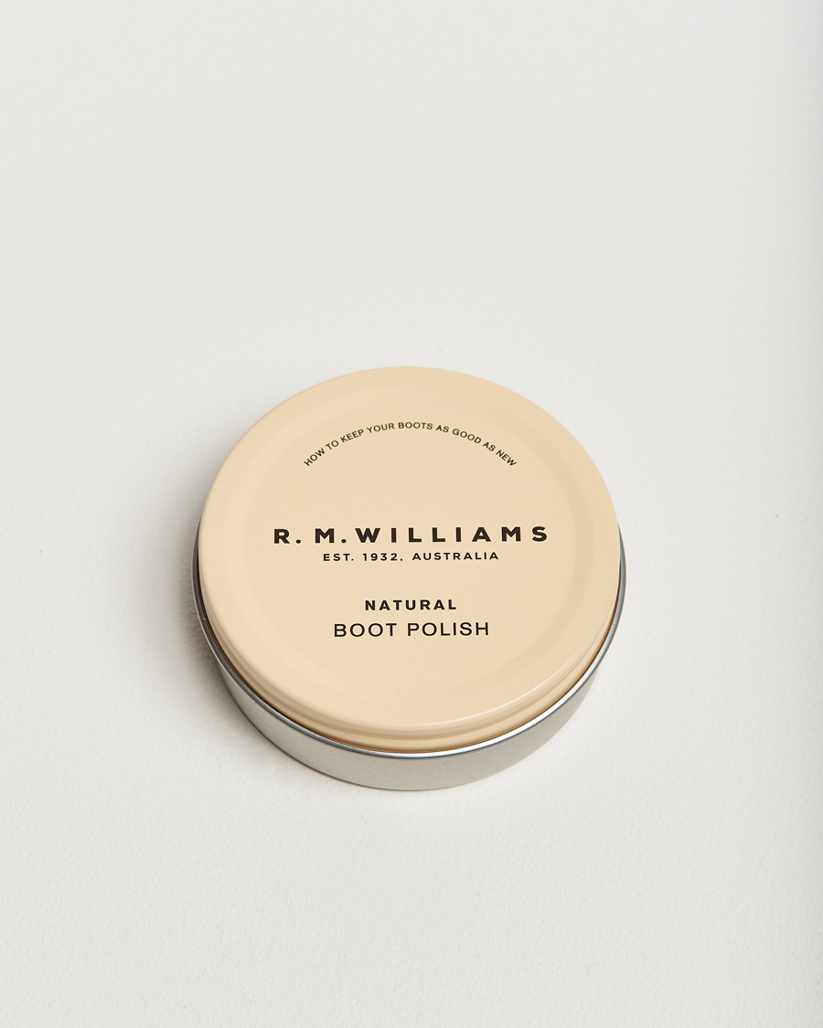 R.M.Williams Stockman's Boot Polish 70ml Natural – Transparent