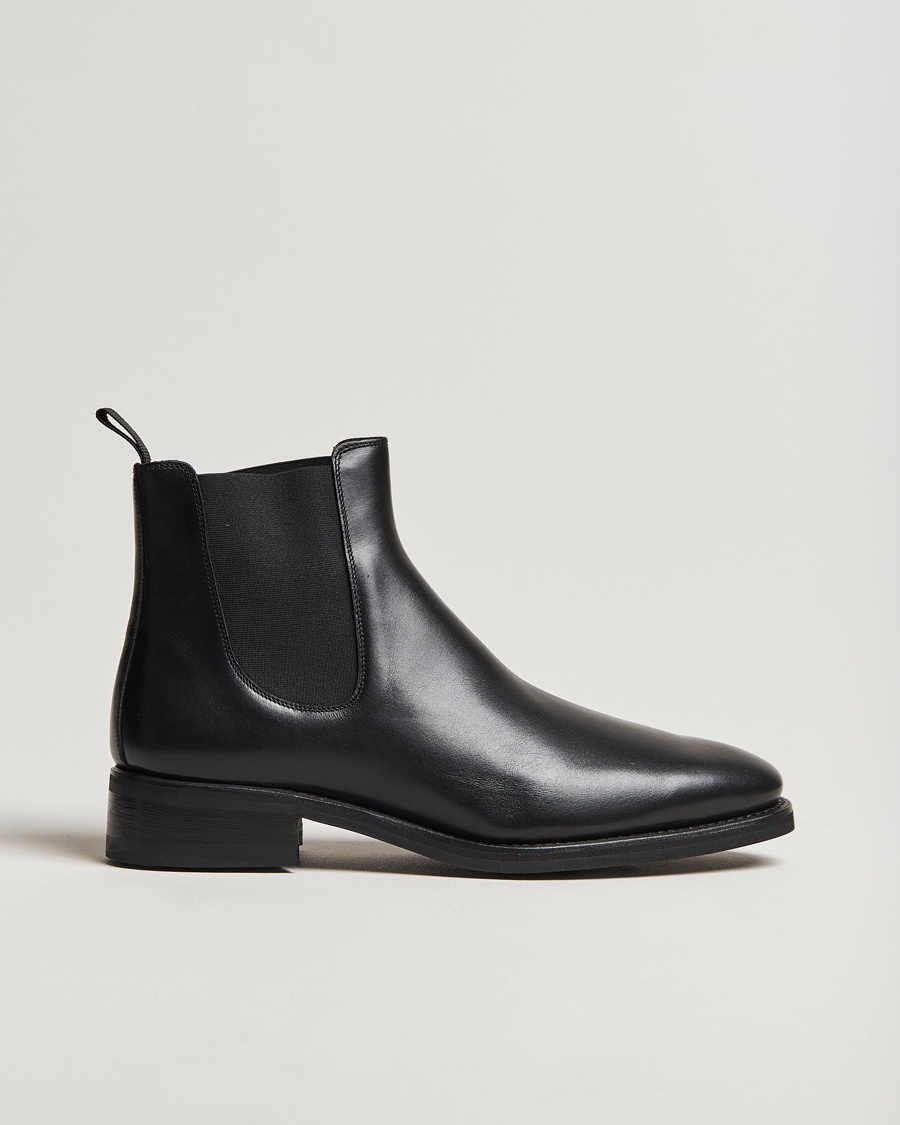 Herren | Schwarze Stiefel | Oscar Jacobson | Chelsea Boots Black