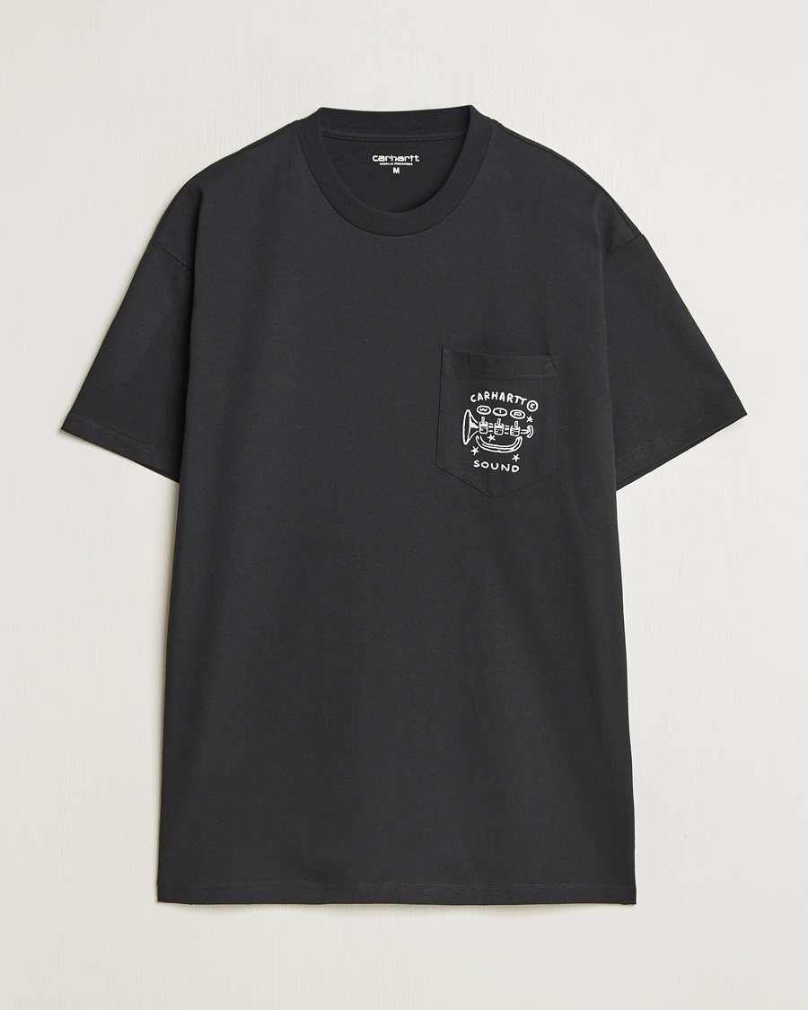 Herren | Schwartze t-shirts | Carhartt WIP | Fragment Pocket T-Shirt Black