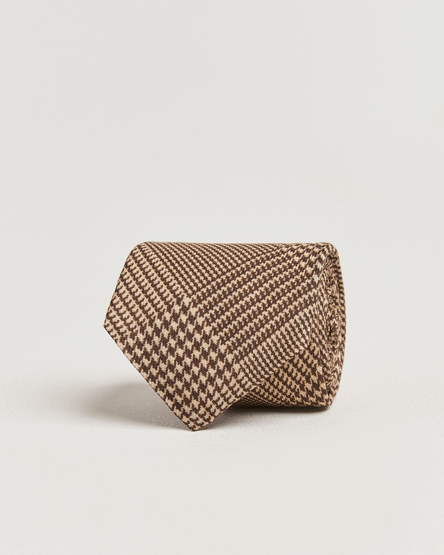 Herren | Krawatten | Ralph Lauren Purple Label | Glenplaid Silk Tie Cream